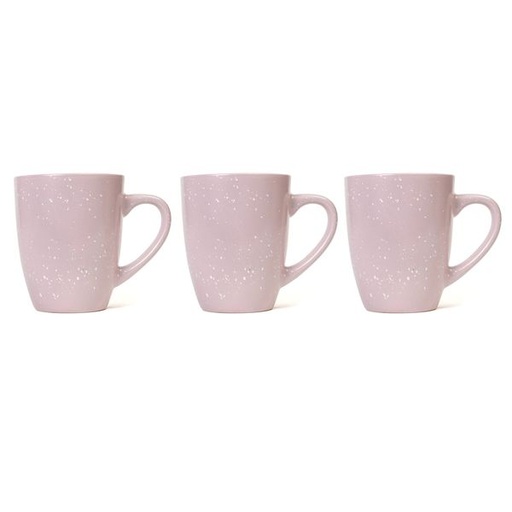 [8842] Speckle Pink Mugs 3pc