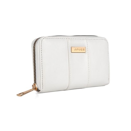 [14361] Purse Mindy Medium Zip Around White