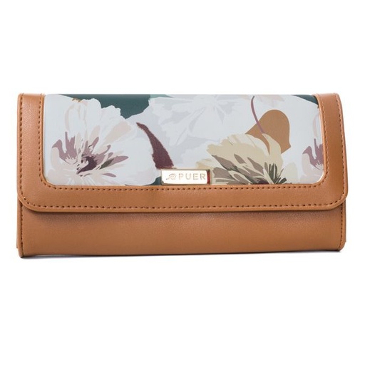 [8143] Purse Heather Floral Tan