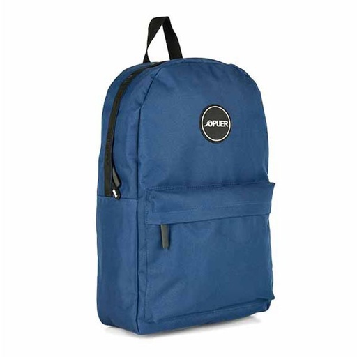 [14652] Mens Bag Puer Front Pocket Backpack Navy