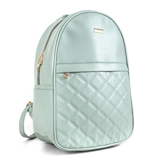 [10544] Handbag Carmen Quilted Backpack Mint