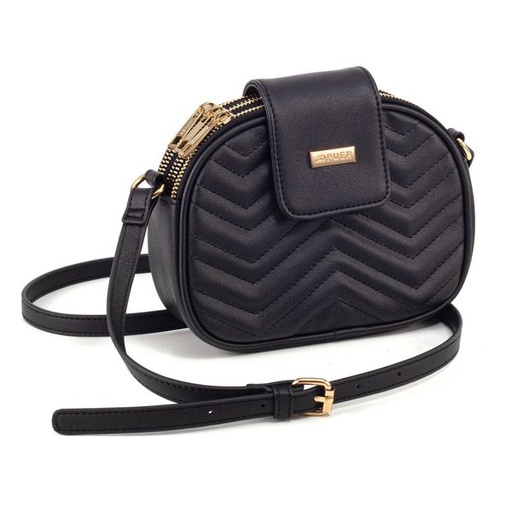 [6944] Handbag Chloe Quilted Small Crossbody Black