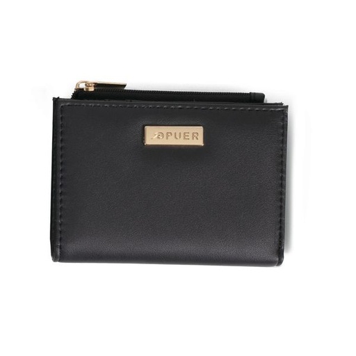[9160] Purse Harlow Small Coin Zip Black