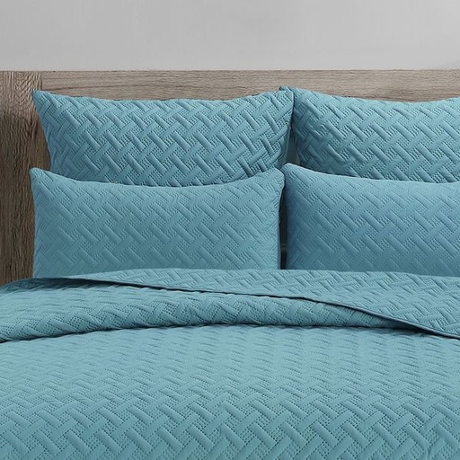 [6834] Infinity Light Blue Pillowcases 2pc