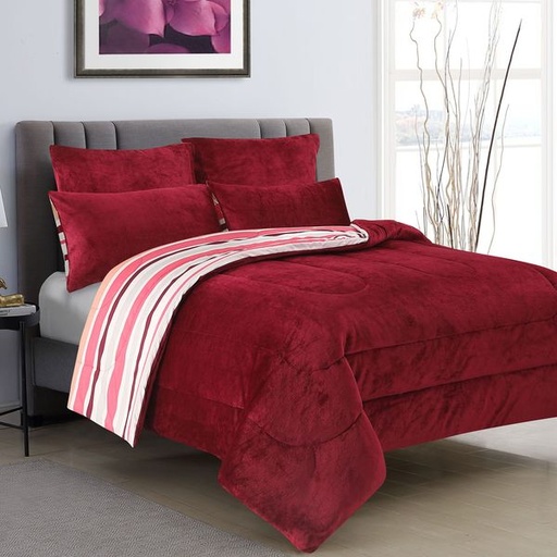 [6818] Blavet Double Maroon Stripe