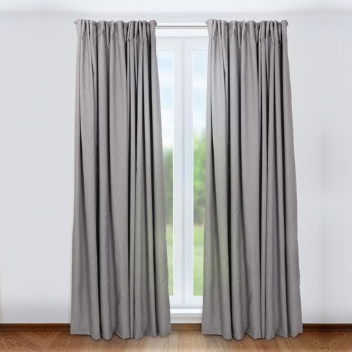 [8124] Curtain Linen Grey