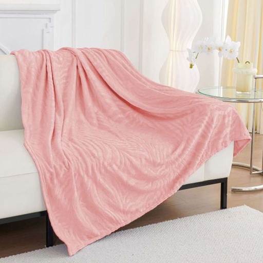 [13235] Embossed Sahara Blanket Blossom
