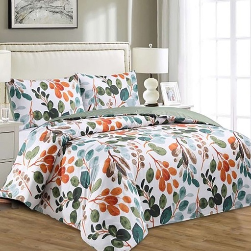 [11250] Chloe Floral Queen Duvet Set