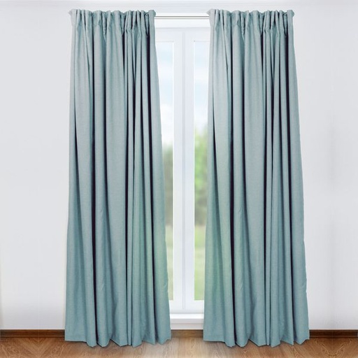 [8126] Curtain Linen Light Blue