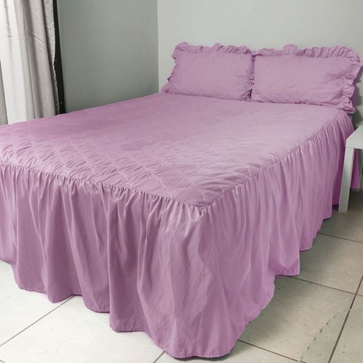 [2415] Bedspread Pastel Pink King Set
