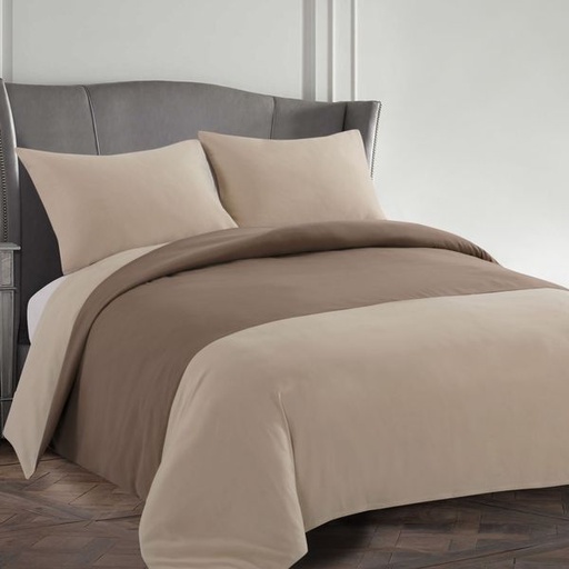 [4163] Dual Cream Double Duvet Set