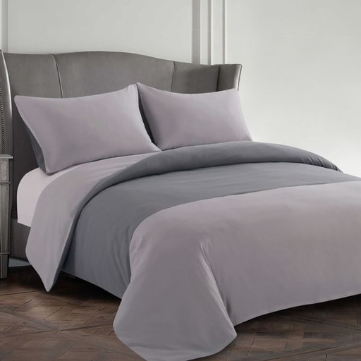 [4166] Dual Grey King Duvet Set