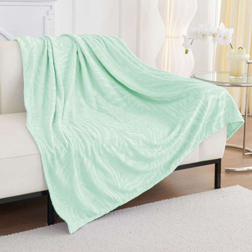 [13233] Embossed Sahara Blanket Mint