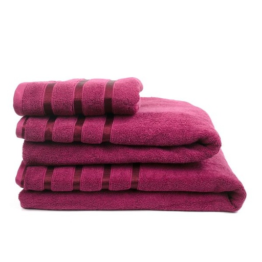 [6476] Luxury Hand Towel Maroon