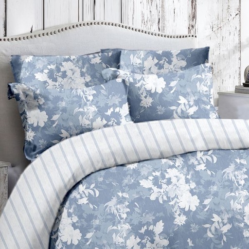 [7338] Serene Continental Pillowcases 2pc