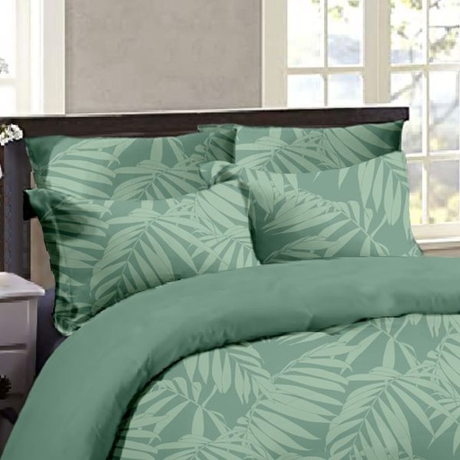 [7905] Tropical Green Pillowcases 2pc