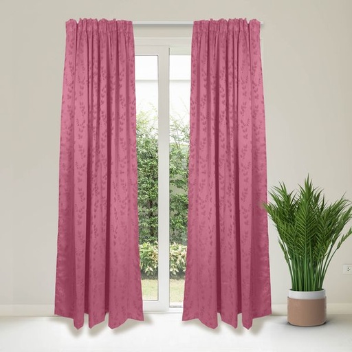 [9073] Curtain Heather Rose Silk Pink