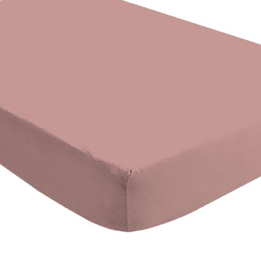 [1310] Light Pink Double Fitted Sheet