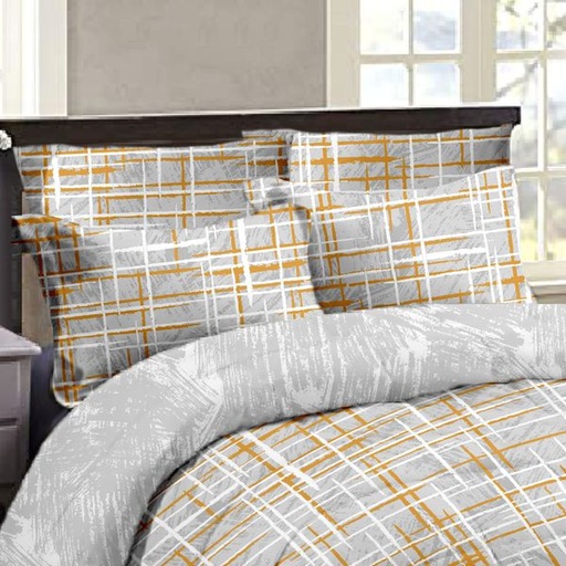 [7262] Criss-Cross Pillowcases 2pc
