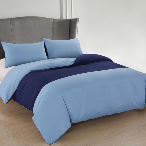 [4671] Dual Blue Double Duvet Set