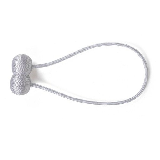 [10898] Gemma Magnetic Tiebacks White