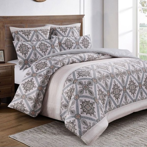 [10384] Velvet Emperor Queen Duvet Set