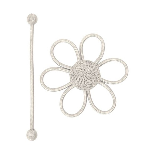 [9209] Daisy Tieback Cream