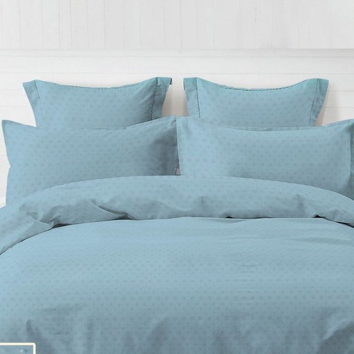 [5591] Dot 3D Light Blue Pillowcases 2pc