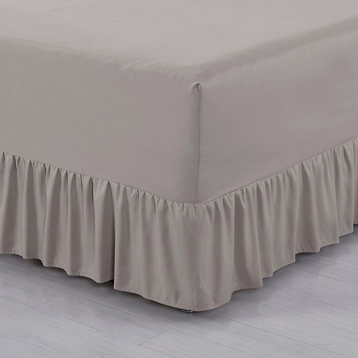[4721] Light Cream King Fitted & Nightfrill in One