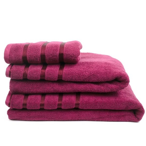 [6477] Luxury Bath Towel Maroon