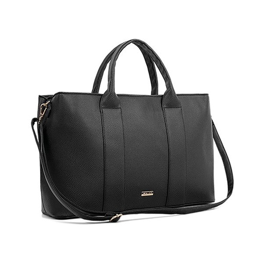 [15096] Handbag Lindsey Large Laptop Tote Black