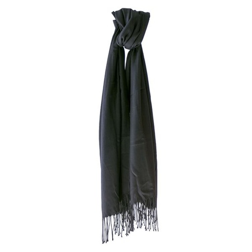 [5070] Scarf Plain Black