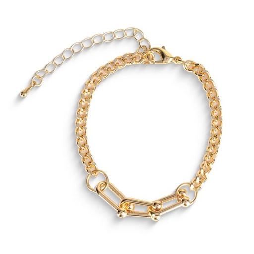 [13992] Bracelet Link Gold