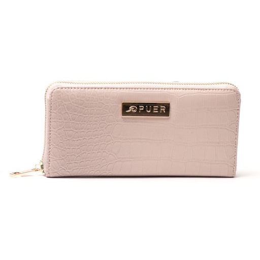 [6287] Purse Ava Croc Pink