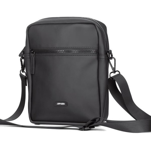 [14096] Mens Bag Brent Messenger Black
