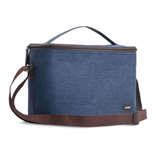[15172] Mens Lunch Bag Everest Canvas Navy Brown