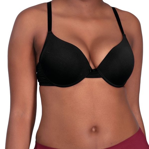 [6433] Bra T-Shirt Black 40C