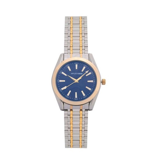 [15242] Watch Mens Matteo Link Silver/Gold