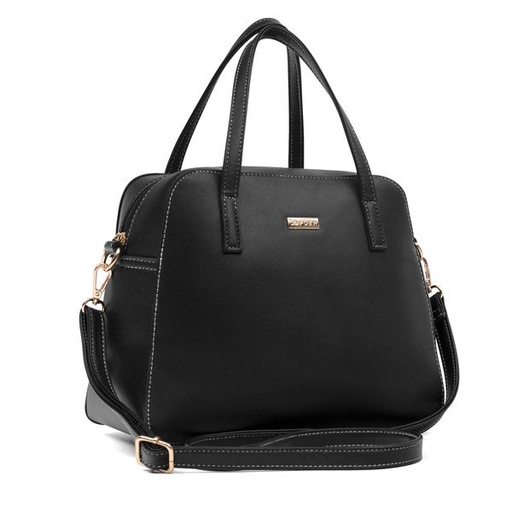 [15495] Handbag Courtney Satchel Black